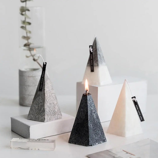 Nordic Style Geometric Candle