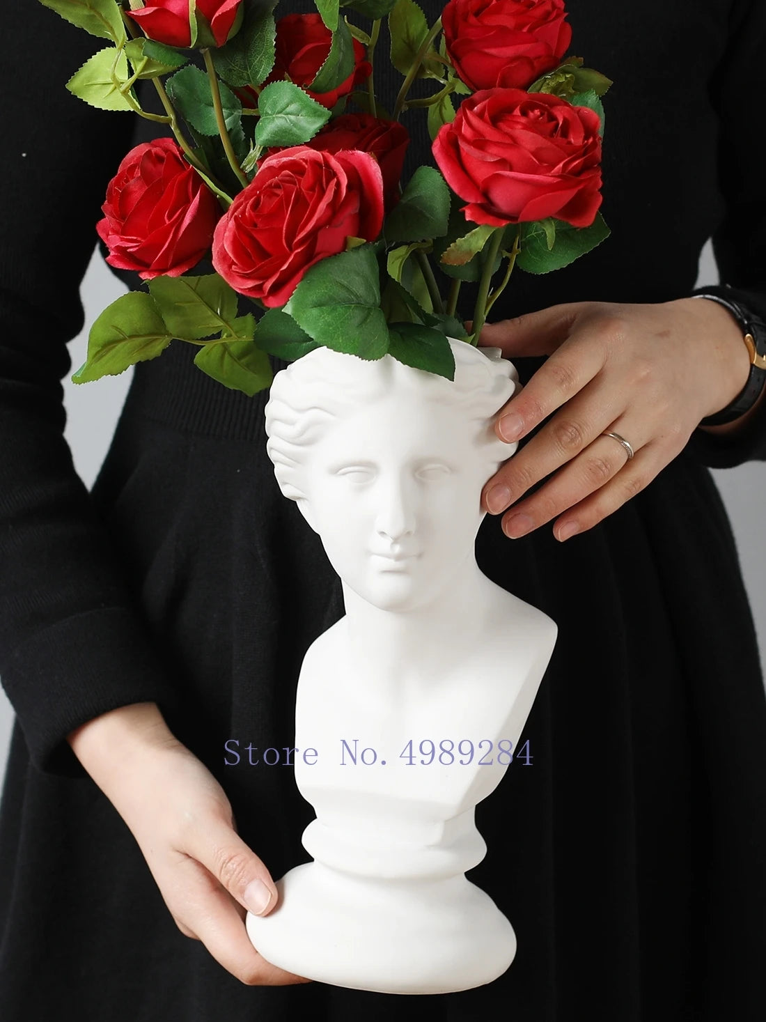 Portrait vase Human head