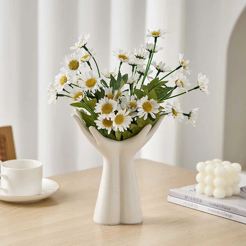 Living Room Vases White Ceramic