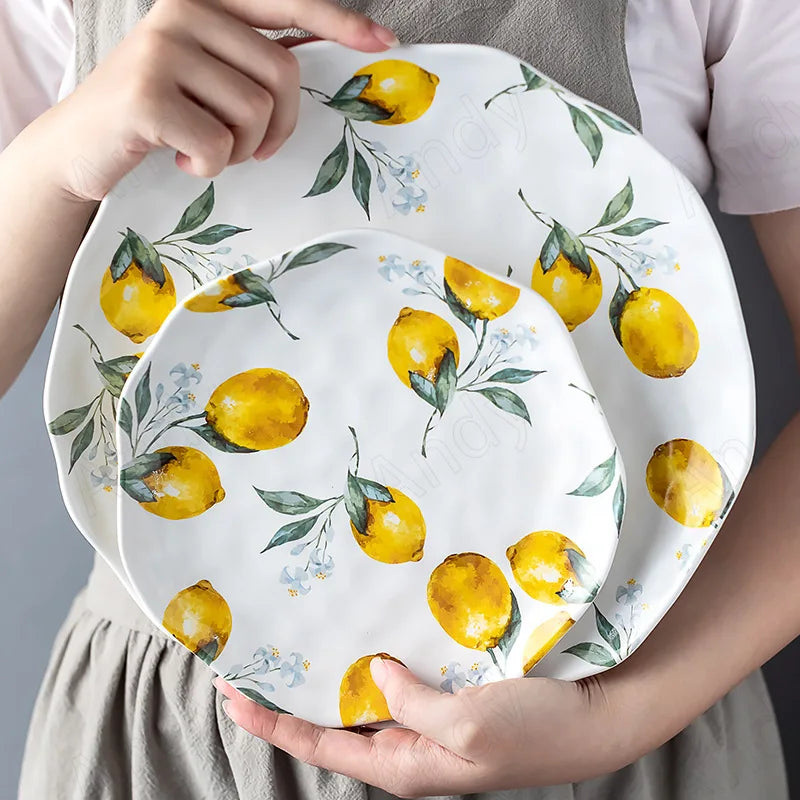 Ceramic Lemon Plate