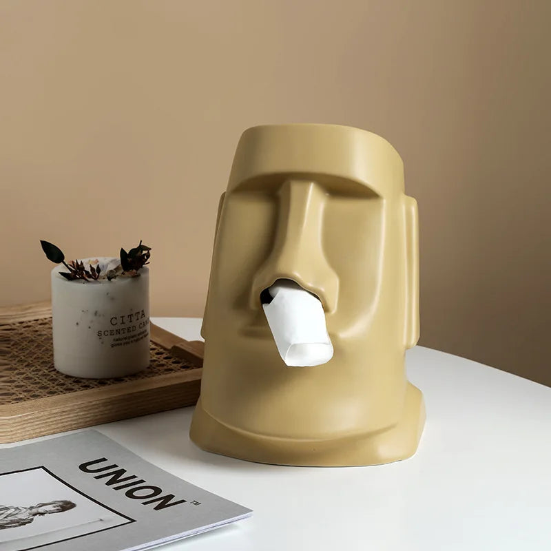 Nostrils Funny Paper Tissue Box,