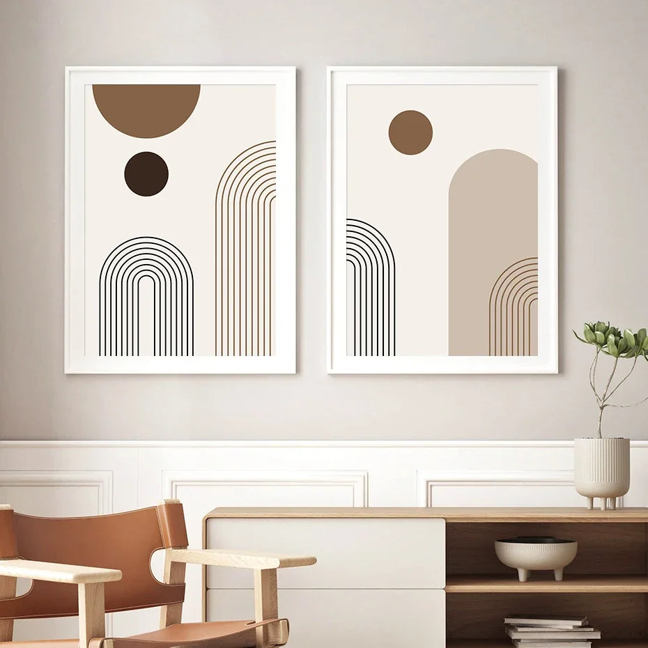 Scandinavian Abstract Aesthetic Wall Art