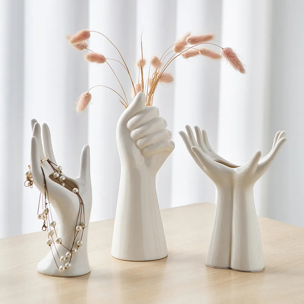 Living Room Vases White Ceramic