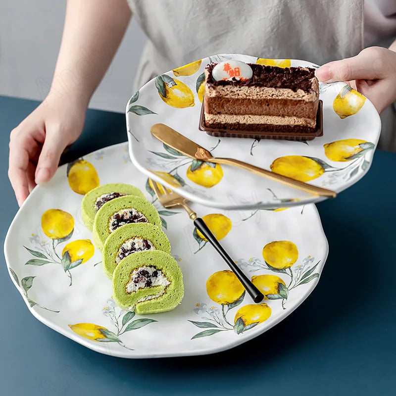 Ceramic Lemon Plate