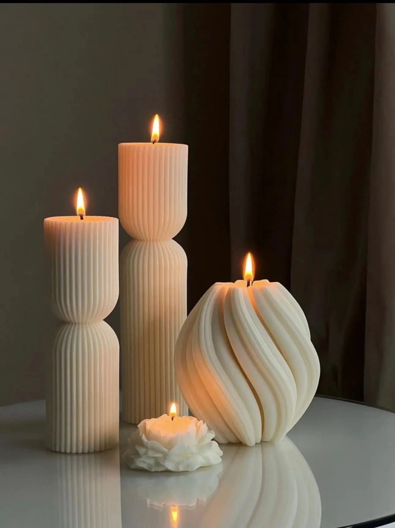 Nordic Geometric Scented Candles