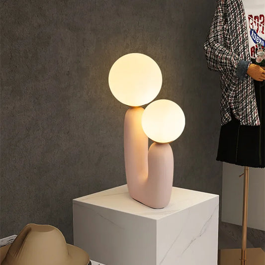 glass ball table lamp