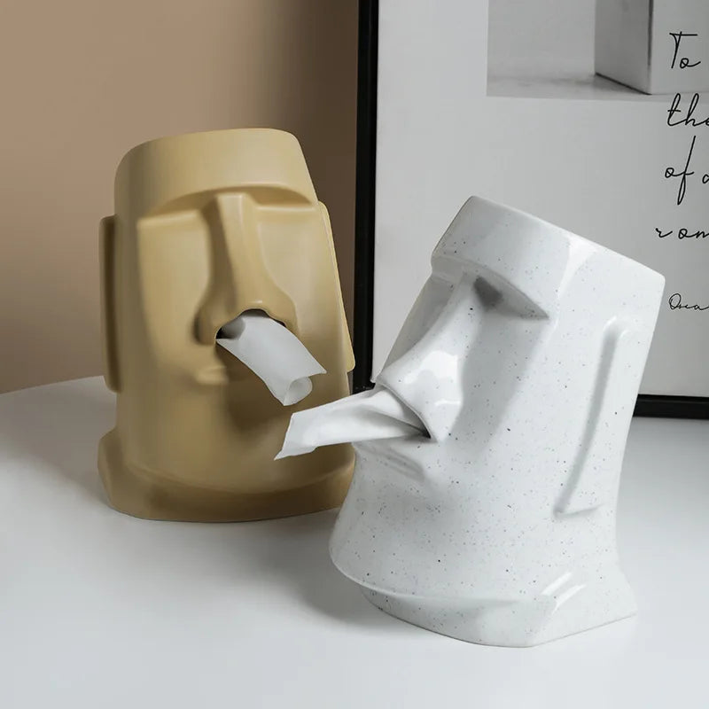 Nostrils Funny Paper Tissue Box,