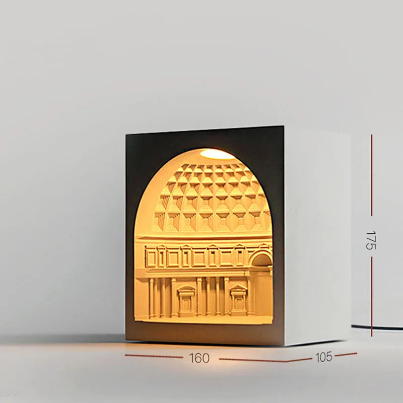 Pantheon Table Lamp Architectural