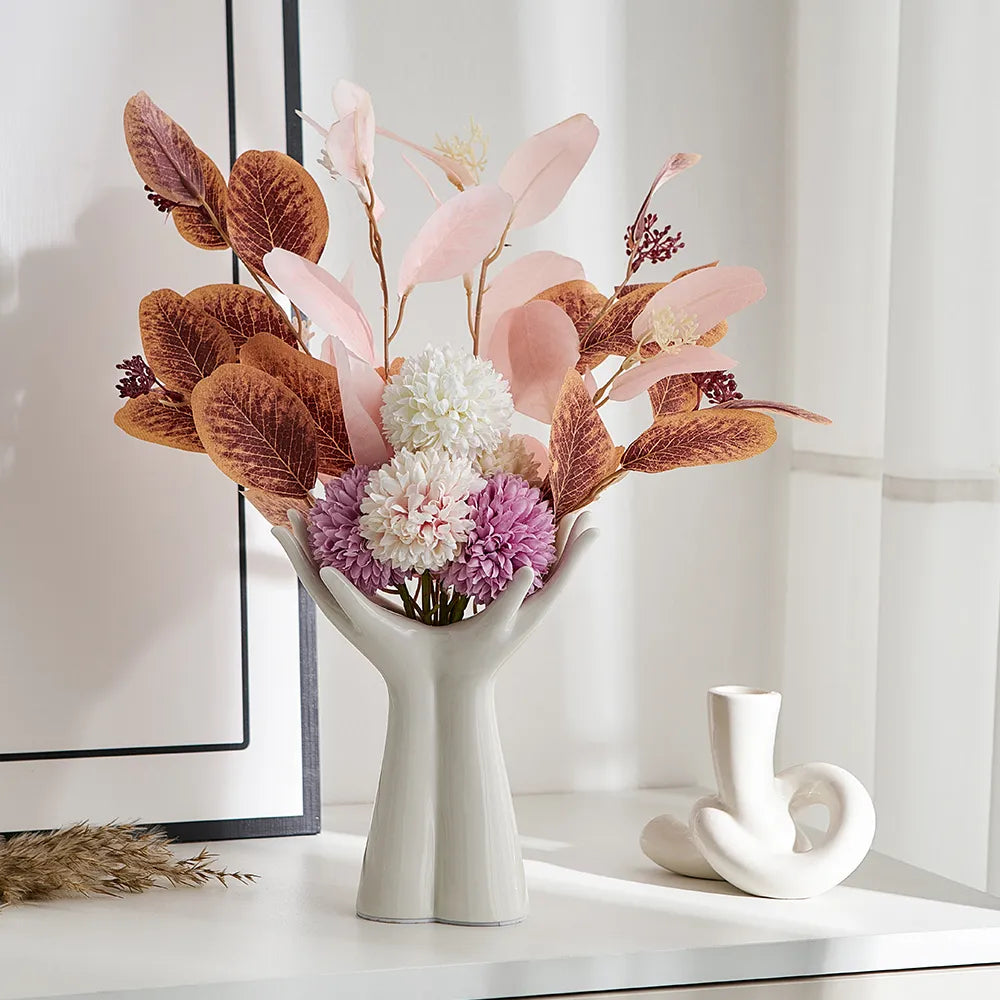 Living Room Vases White Ceramic